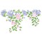 Hydrangea and Rose Wall Stencil | 3120 by Designer Stencils | Floral Stencils | Reusable Art Craft Stencils for Painting on Walls, Canvas, Wood | Reusable Plastic Paint Stencil for Home Makeover | Easy to Use & Clean Art Stencil